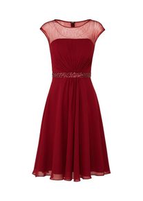 Mascara, Damen Cocktailkleid mit Paillettenbesatz, Bordeaux