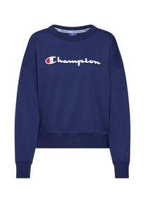 Champion Authentic Athletic Apparel, Damen Sweatshirt 'Rochester Crewneck Sweatshirt', Navy / Rot / Wei&szlig;