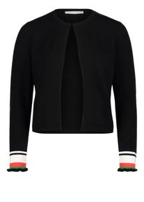 BETTY & CO Betty & Co, Damen Cardigan, Gr&uuml;n / Rot / Schwarz / Wei&szlig;