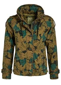 Khujo, Damen Jacke 'Stacey', Oliv / Dunkelgrün / Schwarz
