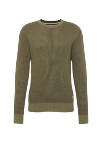 Jack & Jones JACK & JONES, Herren Pullover 'JORWALSH KNIT CREW NECK', Dunkelgrün