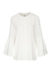 Jacques Britt, Damen Shirtbluse, Wei&szlig;