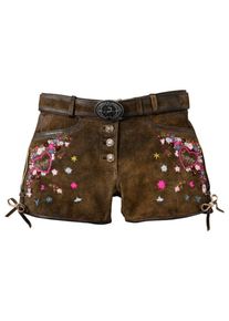Country Line, Damen Trachtenlederhose, Braun / Mischfarben
