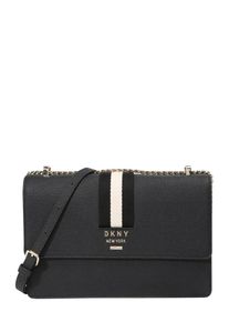 DKNY, Damen Tasche 'LIZA-MED SHOULDER FLAP', Schwarz