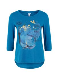 Q/S Designed By, Damen Shirt, Blau