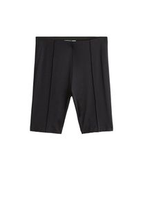 Violeta by Mango, Damen Leggings 'Bike-I', Schwarz