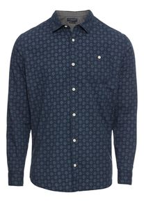 Jack & Jones JACK & JONES, Herren Hemd 'JPRANTON SHIRT L/S ONE POCKET', Navy