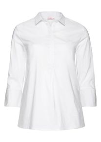 sheego Basic, Damen Tunika, Wei&szlig;