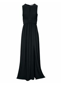 Heine, Damen Abendkleid hoch geschlitzt, Schwarz