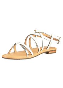 Geox, Damen Sandalen, Silber / Weiß