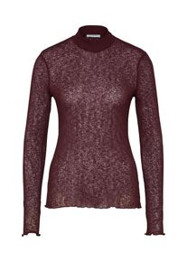 Pieces, Damen Langarmshirt 'PCKADENCE', Weinrot