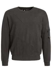Khujo, Herren Sweatshirt 'TANGENT', Mokka