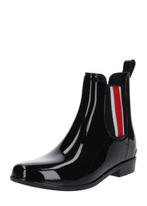 Lauren by Ralph Lauren Lauren Ralph Lauren, Damen Gummistiefel 'Tally II shiny pvc', Hellrot / Schwarz / Weiß