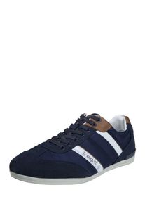 Bugatti, Herren Sneakers, Navy / Braun / Wei&szlig;