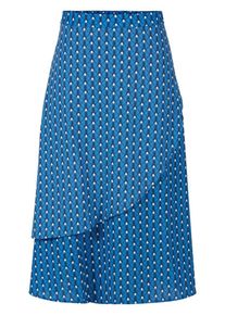 Y.A.S, Damen Midirock, Blau / Wei&szlig;