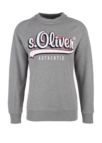 s.Oliver RED LABEL, Herren Sweatshirt, Rauchgrau