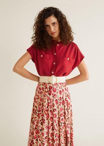 Mango, Damen Hemd 'Lore', Rot