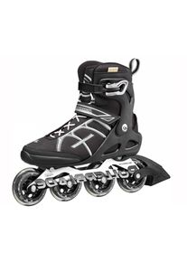 Rollerblade, Damen Astro ST Fitness Skates, Schwarz / Silber