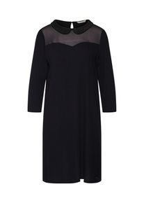 Tom Tailor Denim, Damen Kleid 'sparkling collar', Schwarz