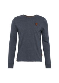Naketano, Herren Langarmshirt 'Italienischer Hengst Langen', Indigo