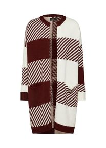 Only, Damen Cardigan, Schoko / Wei&szlig;