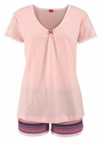 s.Oliver RED LABEL, Damen Bodywear Shorty, Rosa