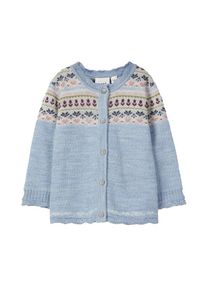 name it, M&auml;dchen Strickjacke, Hellblau