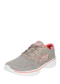 Skechers, Damen Sneaker 'Go Walk 4 Exceed', Camel / Hellgrau / Pink