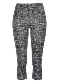 Boysen's BOYSEN'S, Damen Leggings, Dunkelgrau / Schwarz / Wei&szlig;