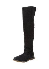 Ca'Shott Ca Shott, Damen Overknee-Stiefel aus Leder, Schwarz