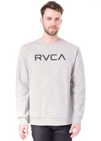 RVCA, Herren Sweatshirt 'Big Crew', Anthrazit / Hellgrau