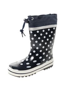 Playshoes, M&auml;dchen Stiefel, Nachtblau / Schwarz / Wei&szlig;