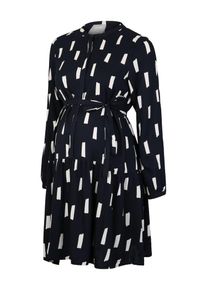 MAMALICIOUS, Damen Kleid 'GAIL LI', Dunkelblau / Wei&szlig;