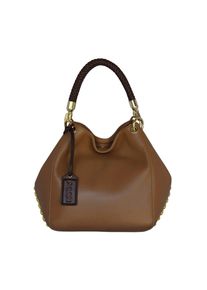 POON Switzerland, Damen Tasche, Braun / Schoko / Gold
