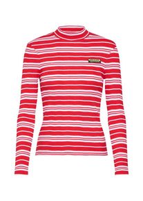 ZOE KARSSEN, Damen Shirts 'slim fit rib long sleeve', Rot