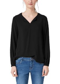 s.Oliver RED LABEL, Damen Tunikabluse, Schwarz
