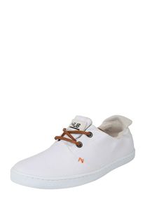 Hub, Damen Sneaker 'Kyoto waxed canvas', Weiß