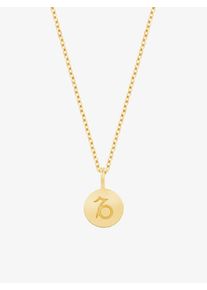 ID fine, Damen Capricorn (Steinbock) Halskette, Gold