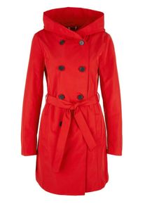 s.Oliver RED LABEL, Damen Trenchcoat, Neonrot / Schwarz