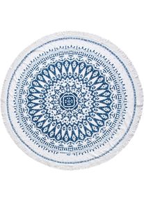 watercult, Damen Strandtuch, Blau / Weiß