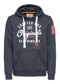Jack & Jones JACK & JONES, Herren Hoodie 'JORCHAMPS', Navy / Rot / Wei&szlig;