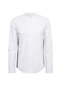 Kiomi, Herren Hemd 'Placket Tape Shirt', Schwarz / Weiß