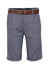 Tom Tailor Denim, Herren Shorts 'Slim Chino Shorts yd w. belt Shorts length1', Dunkelblau
