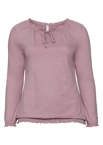sheego Casual, Damen Langarmshirt, Rosé / Eosin