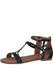 Tamaris, Damen Sandale, Schwarz