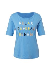 Tom Tailor, Damen T-Shirt, Himmelblau / Mischfarben