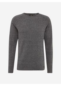 Jack & Jones JACK & JONES, Herren Pullover 'JJEUNION KNIT CREW NECK', Graumeliert