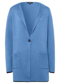 More & More MORE & MORE, Damen Strickmantel, Royalblau / Schwarz