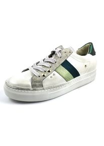 Paul Green, Damen Sneakers, Tanne / Hellgrün / Weiß