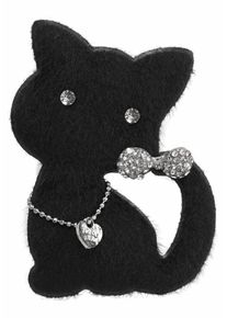 J. JAYZ, Damen Brosche, Schwarz